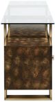 ACME Furniture Mabyn Antique Brown/Brass Console Cabinet-4