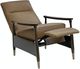 Bassett® Furniture Maris Brown Leather Manual Recliner-1