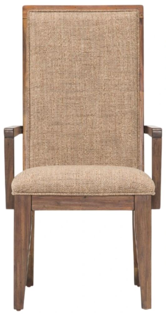 Michael Amini® Carrollton Rustic Ranch Arm Chair-1