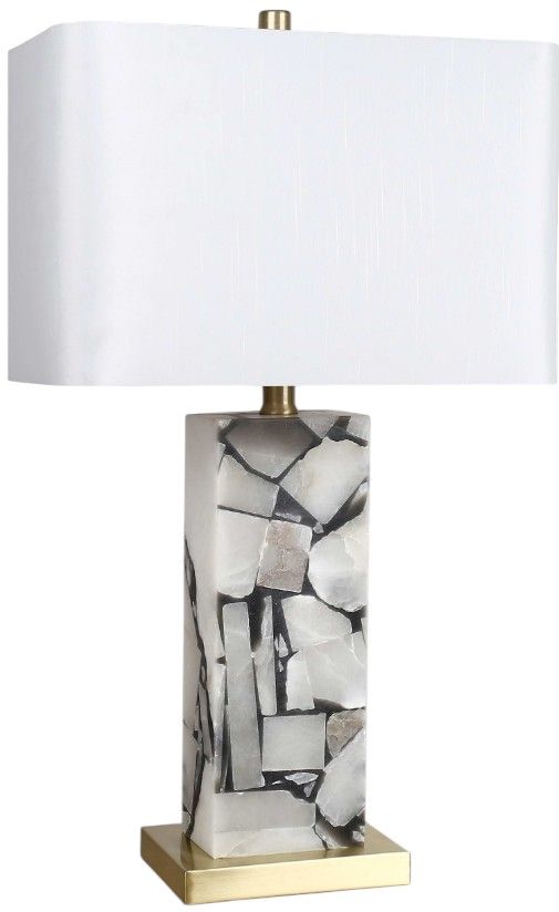 Classy Living 2-Piece Alabaster Table Lamp Set-2