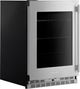 KitchenAid® 24" 5.2 Cu. Ft. PrintShield™ Stainless Finish Beverage Center with Glass Door-4