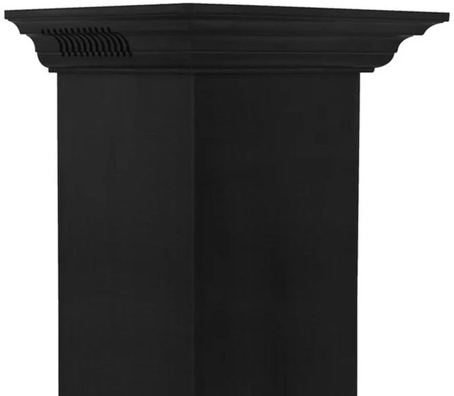 ZLINE Black Stainless Steel Crown Molding with Built-in Bluetooth Speakers-0