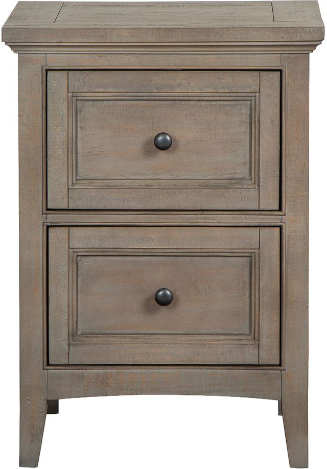 Magnussen Home® Paxton Place Dovetail Grey Small Drawer Nightstand-2