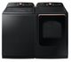 Samsung 7550 Series Black Stainless Steel Top Load Washer & Electric Dryer Laundry Pair-0