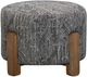 Bassett Mirror Jasper Exquisite Zebra Accent Ottoman-1