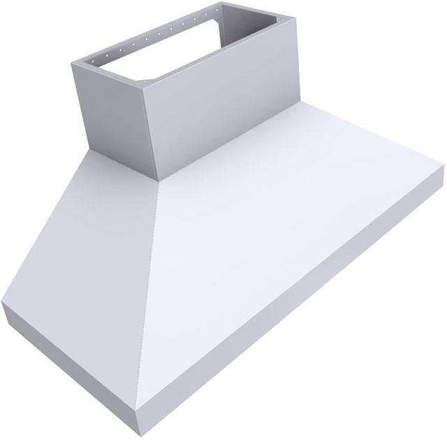 Vent-A-Hood® 60" White Euro-Style Wall Mount Range Hood-1