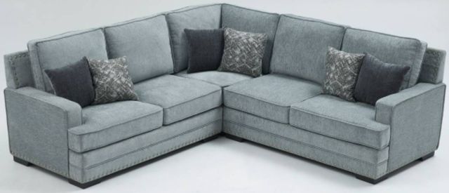 Milton Greens Stars 2-Piece Light Gray L-Shape Sectional-1