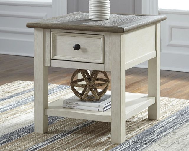 Signature Design by Ashley® Bolanburg 2-Piece Two-Tone Living Room Table Set-2