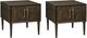 Signature Design by Ashley® Kisper 2-Piece Dark Brown End Table Set-0