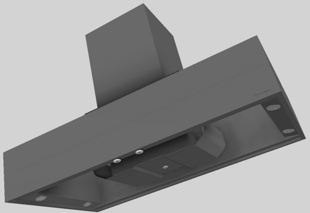 Vent-A-Hood® 48" Gunsmoke Contemporary Island Range Hood-4