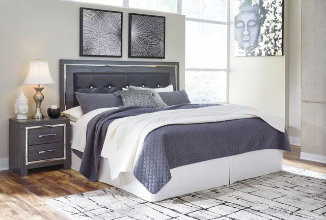 Signature Design by Ashley® Lodanna Gray California King/King Upholstered Panel Headboard-1