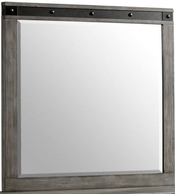 Elements International Wade Grey Youth Mirror-0