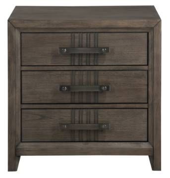 New Classic® Home Furnishings Landon 4-Piece Walnut King Platform Storage Bedroom Set-4