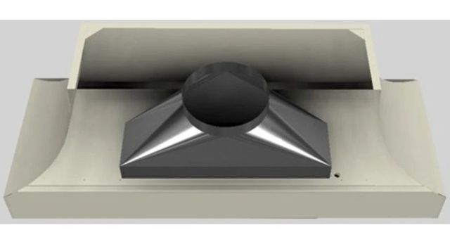 Vent-A-Hood® Designer Series 66" Biscuit Wall Mounted Range Hood-2