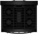 Whirlpool® 30" Black Freestanding Gas Range with Air Cooking Technology-1