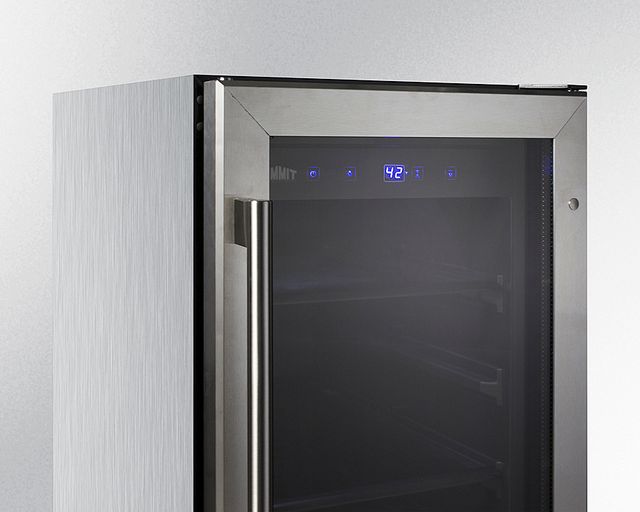 Summit® 2.3 Cu. Ft. Stainless Steel Beverage Center-8