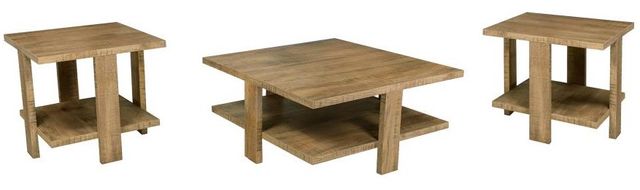 Coaster® Dawn 3-Piece Brown Occasional Table Set-0