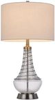 Cal® Lighting & Accessories Baraboo Brushed Steel Table Lamp-1