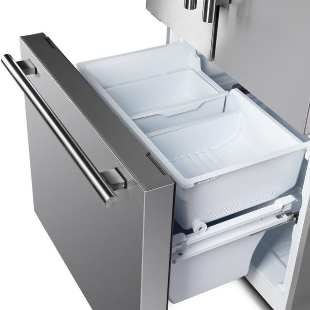 FORNO® 35 in 17.48 Cu. Ft. Stainless Steel Built In French Door Refrigerator -7