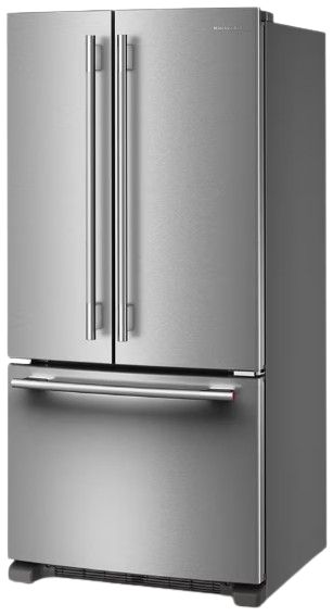 KitchenAid® 33" 22 Cu. Ft PrintShield® Stainless Steel French Door Refrigerator with Internal Water Dispenser-2
