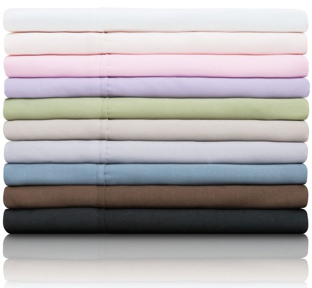 Malouf® Woven Brushed Microfiber Lilac Split King Sheet Set-1