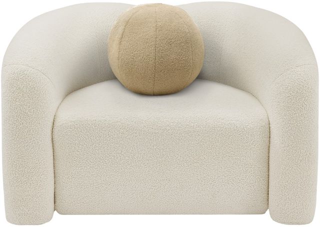 Meridian Furniture Kali Cream Teddy Chair-1