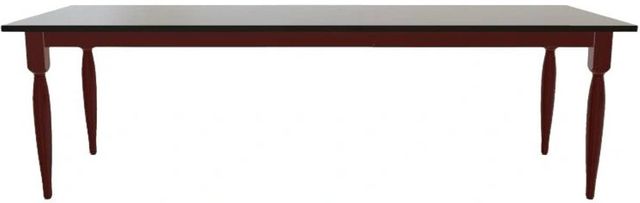 Mavin Customizable 38" x 84" Rectangular Extendable Dining Table with 18" Leaf-1