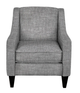 Van Gogh Designs Jenna Creston Charcoal Fabric Chair and a Half-0