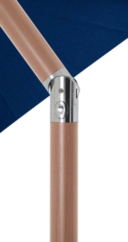 Meridian Furniture Fiji Navy Aluminum Outdoor Patio Umbrella-4