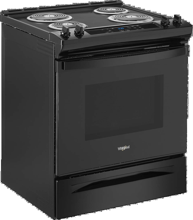 Whirlpool® 30" Black Freestanding Electric Range with Frozen Bake™ Technology-2