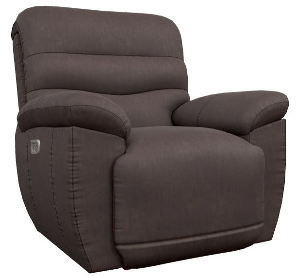 La-Z-Boy® Joshua Chestnut Leather Power Rocking Recliner with Headrest-0