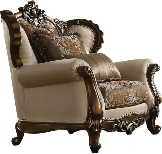 ACME Furniture Latisha Antique Oak/Tan Chair-0