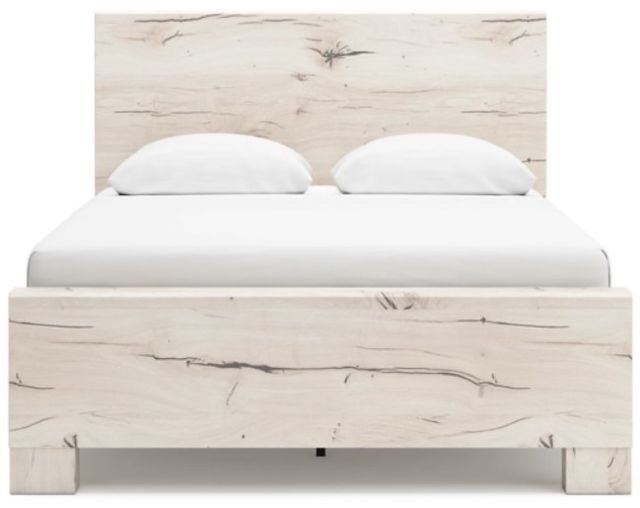 Benchcraft Lawroy Light Natural 5-Piece Queen Panel Bedroom Set-2