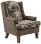 Best® Home Furnishings Field & Stream Home Andrea MFX1 Wing Back Chair with Dark Walnut Legs-0