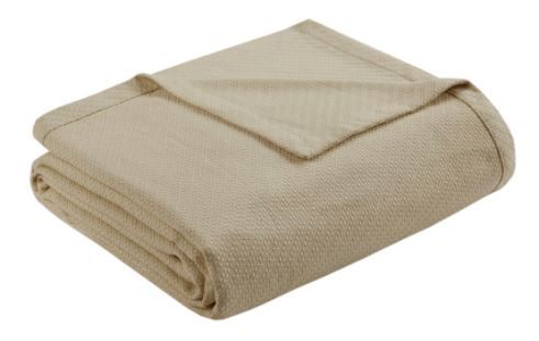 Olliix by Madison Park Liquid Cotton Linen Twin Blanket-0