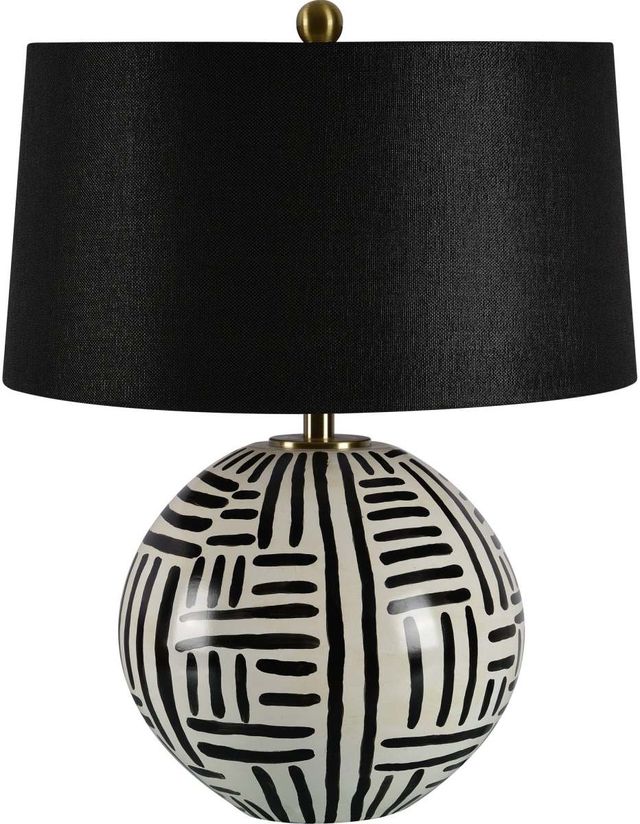 Renwil® Milka Cream & Black Table Lamp-1