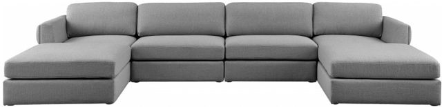 Meridian Furniture Beckham 6-Piece Grey Modular Sectional Sofa Set-1