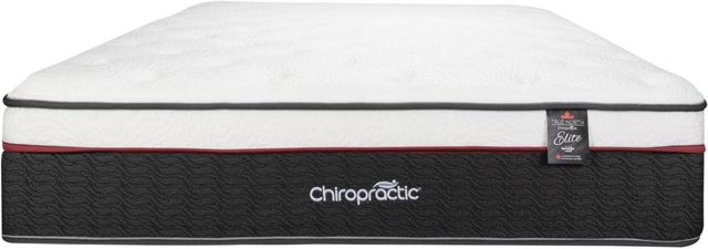 Springwall® True North Chiropractic® Elite Glacier Columbia 14" Hybrid Firm Euro Top Twin XL Mattress-2