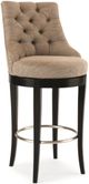 Century® Linden Espresso Swivel Bar Stool-1