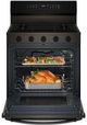 Whirlpool® 30" Black Stainless Steel Freestanding Gas Range-2