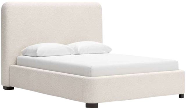 Signature Design by Ashley® Whittgate Beige Queen Upholstered Panel Bed-0