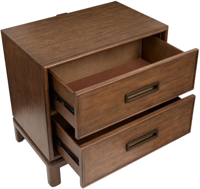 Magnussen Home® Ridgefield Russet Brown Drawer Nightstand-4