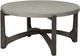 Liberty Furniture Cascade Wire Brush Rustic Brown Round Cocktail Table with Concrete Top-1