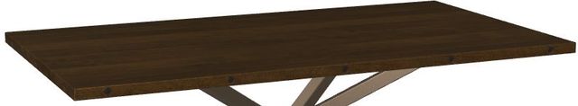 Amisco Customizable Asterisk Rectangular Table with Decorative Bolts-1