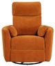 Homelegance® Desso Orange Swivel Glider Manual Reclining Chair-2