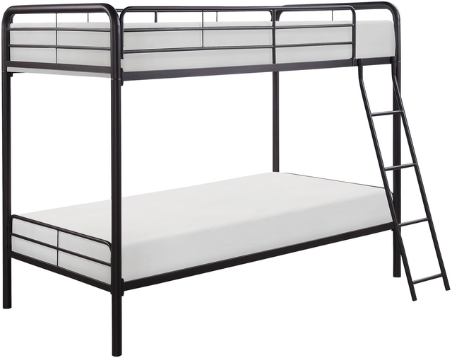 Homelegance® Lunar Dark Bronze Twin/Twin Bunk Bed-2