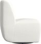 homestyles® Nico White Swivel Chair-2