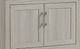 Linon Barkley 2-Piece Sandstone 31" Vanity Mirror and Floor Cabinet Set-4