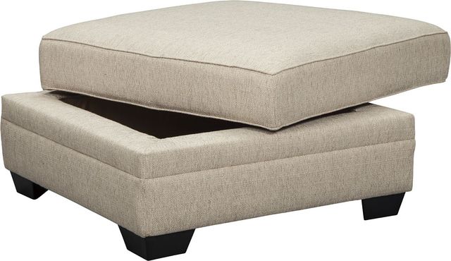 Ashley® Luxora Bisque Ottoman With Storage-1