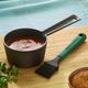 Big Green Egg® Cast Iron Sauce Pot with Basting Brush-1